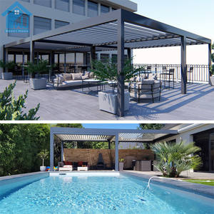 <span class=keywords><strong>Pergola</strong></span> Alu Jardin Extérieur 5x3 <span class=keywords><strong>Pergola</strong></span> en <span class=keywords><strong>aluminium</strong></span> avec toit en polycarbonate <span class=keywords><strong>Pergola</strong></span> Alu Système de toit extérieur - Product Image 4