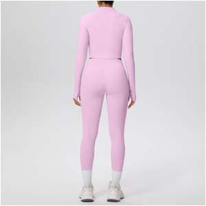 Combinaisons personnalisables <span class=keywords><strong>pas</strong></span> chères avec fermeture éclair pour femmes, vêtements d'hiver, corset décontracté, <span class=keywords><strong>tenue</strong></span> de yoga et de course pour les loisirs et les jeux de cartes - Product Image 4