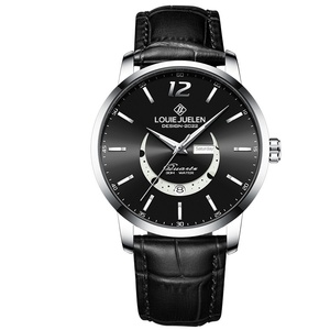 Montre à quartz pour homme Master Moon 2026, bracelet en cuir, étanche, lumineuse, alliage, largeur du bracelet 22 mm, verre, mode - Product Image 6