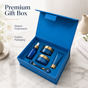 Custom Glue‑Free 7 Panel Foldable Rigid <b>Box</b> With Lock Closure No Magnetic <b>Flat</b> <b>Pack</b> Packaging <b>Box</b> Custom Printing Factory Direct - Product Image 4