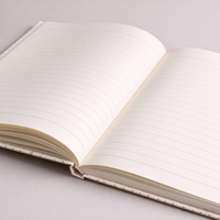 Buku Catatan Hardcover A5 Custom dengan Pola Anggur Buah Berlapis Emas, Jurnal Logo Custom, Planner Grosir