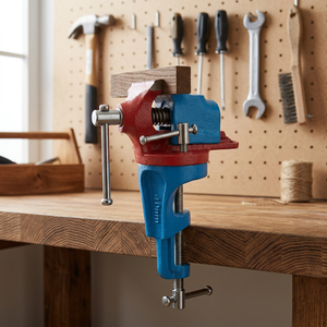 Étau de table robuste en acier avec pince rotative à 360 degrés, outil de préhension de précision pour atelier de bijouterie | GS1647 - Product Image 2