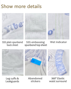 Korean <strong>Bamboo</strong> <strong>Diapers</strong> Dyper <strong>Baby</strong> Factori Private Label Organic Insert Natural <strong>Diaper</strong> Oem Disposable <strong>Biodegradable</strong> Nappy - Product Image 4