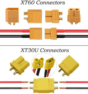 Connecteur Lipo 2 broches mâle-femelle, câble de batterie au lithium électrique XT90 XT30 XT60 pour batterie Lipo RC - Product Image 4