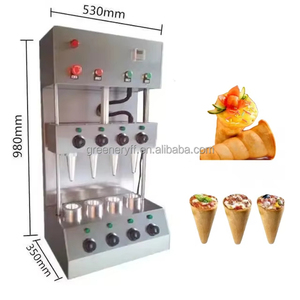 Máquina eléctrica automática para hacer conos de helado de <span class=keywords><strong>Pizza</strong></span>/línea de producción de conos de <span class=keywords><strong>Pizza</strong></span>, oblea de azúcar crujiente Kono - Product Image 2