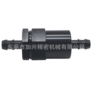 Filtro de combustible de aluminio negro de 30 micrones con conexión para manguera de 3/8 pulgadas para reemplazo y reparación JXSS102-38Hose - Product Image 2