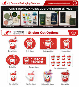 Etiquetas Adhesivas de Vinilo con Logotipo Empresarial Personalizado, Cortadas a Troquel, para Empaque y Promoción - Product Image 3