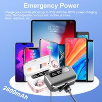 Écouteurs intra-auriculaires sans fil Lantronlife Q26, best-seller, Bluetooth 5.3, avec affichage LED et chipset JL