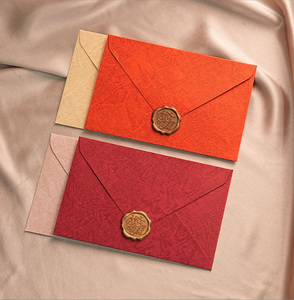 16x11.5 cm đẹp ngọc trai giấy trái tim mini tình yêu phong bì phong cách mới thanh lịch thiệp mời nhỏ giấy phong bì in ấn - Product Image 2