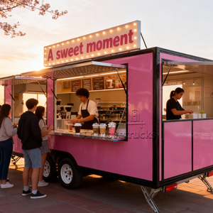 Remolque de Comida Remolcable Totalmente Equipado, Camión de Comida para Catering de Bebidas, Limonada, Café, Carrito de Comida Móvil en Venta en EE. UU. - Product Image 3