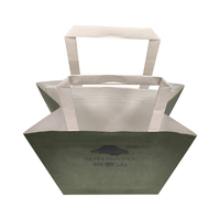 Poignée en papier kraft biodégradable paling Sacs d'artisanat alimentaire Sac d'emballage en papier kraft pour restaurant
