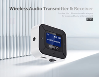 Adaptateur Aux Blue-tooth 2-In-1 à bas prix Transmetteur audio sans fil Émetteur-récepteur Blue-tooth pour Airfly