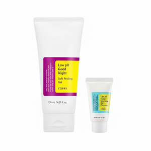 Para COSRX Quality Skin Care Set pH bajo Good Night Soft Peeling Gel 120mL con Good Morning Gel Cleanser 20mL - Product Image 2