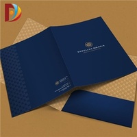 Carpeta de Presentación Personalizada Fangda A4, 2 Bolsillos, Acabado Mate, Papel Recubierto para Organización de Archivos Escolares y Empresariales