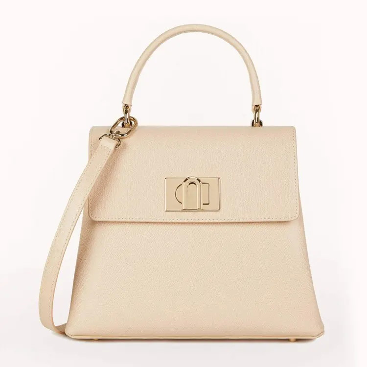 Wholesale luxury handbag for ladies genuine leather red color messenger bag women hand bags