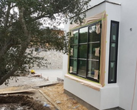 Ventana de Acero con Marco de Acero y Vidrio, Ventana de Acero con Vidrio Bajo Emisivo