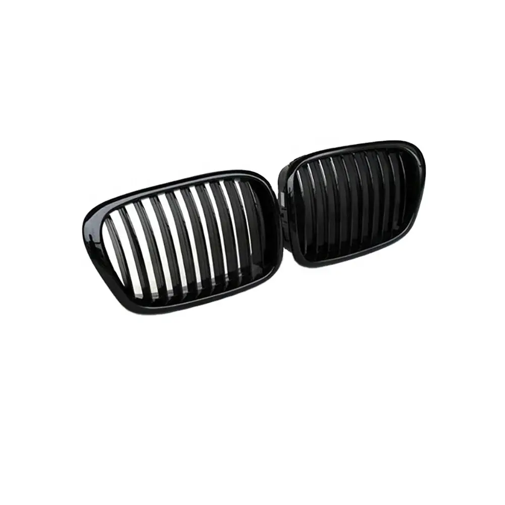Paraurti anteriore griglia per bmw serie 5 e39 placcatura gloss nero m di colore 1999-2003