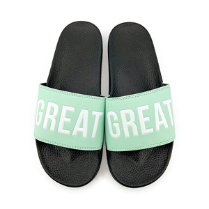 Greatslides Zapatos de gran tamaño Summer Beach Slides Slipper Sandalias, Pantoufles De <span class=keywords><strong>Dame</strong></span>, Venta al por mayor Custom Slide Ladies Flat <span class=keywords><strong>Great</strong></span> - Product Image 2