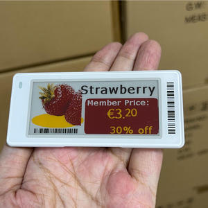 Étiquettes de prix numériques E-Paper E Ink Epd Spi, système EAS ESL ERP et POS, serveur local Cloud BLE, API SDK, IA, NFC, étiquette électronique de rayon - Product Image 1