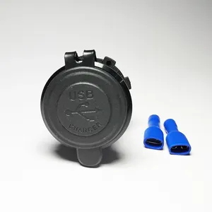 12V-24V 60W Triple USB Car Charger Socket PD3.0 & Dual QC3.0 with <b>Touch</b> <b>Switch</b> Fast Charge Adapter Bus Trailer Boats - Product Image 4