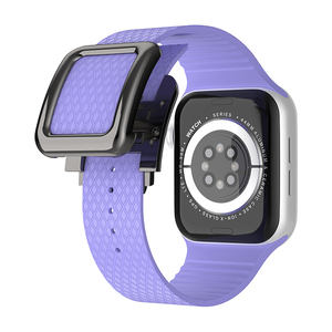 COOLYEP สายนาฬิกาซิลิโคนสไตล์โมเดิร์น,สายนาฬิกาสำหรับ <span class=keywords><strong>Apple</strong></span> <span class=keywords><strong>Series</strong></span> 7 6 5 4 45มม. 41มม. - Product Image 2