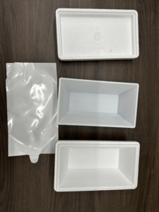 Tùy chỉnh <span class=keywords><strong>Polystyrene</strong></span> kem bao bì EPS hộp nước đá 1000ml EPS kem xốp container - Product Image 5