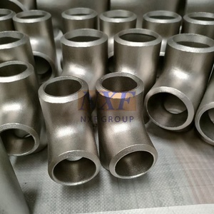 NXF UNS N10665 S31008 ASME SB366 AlloyB2/2.4617 DN15-1200 SCH10-XXS  saldatura di testa a T diritto - Product Image 4