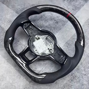 Volant en fibre de carbone forgé, best-seller, adapté aux Volkswagen VW <span class=keywords><strong>Golf</strong></span> MK7 GTI GTD <span class=keywords><strong>GTE</strong></span> 2013-2020 Polo GTI Tiguan Passat - Product Image 3