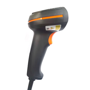 Lecteur de codes-barres portable Hikrobot IDH3000B 1D/2D, technologie de numérisation laser, connectivité USB LED, 100 lectures/secondes, noir/orange - Product Image 4