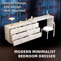 Commode minimaliste moderne meubles de chambre à coucher panneau de bois de haute qualité pour hôtel ou salon avec fonctions de stockage en gros