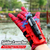 Lanceur de toile d'araignée Spider Hero, gant rotatif, jouet élastique doux pour enfants