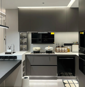 Fabricant d'armoires de cuisine modulaires Armoire de rangement design personnalisé - Product Image 2