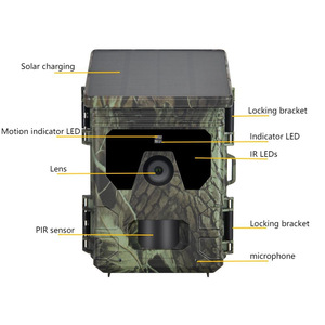 Caméra de chasse solaire Hc 600pro 4g, résolution 2k, étanche, pour l'extérieur, avec prise en charge de la carte microSD - Product Image 3