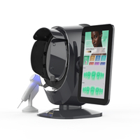 Analyseur de peau K57 AI avec triple caméra 36MP, 8 spectres, machine professionnelle de détection de la peau du visage avec écran tactile de 15,6 pouces