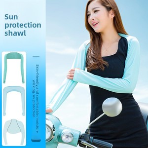 Al por mayor Mangas de poliéster tipo chal con protección solar UV para deportes y actividades al aire libre: running, pesca, ciclismo - Product Image 4