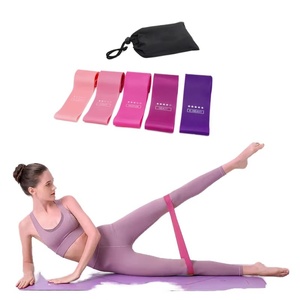 Ensemble de bandes d'exercice élastiques en TPE pour le sport 5-40 Lbs Bandes d'exercice durables pour l'entraînement physique des fesses et des hanches - Product Image 1