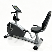 Vélo d'exercice inclinable TOPFIT, vélo d'appartement magnétique, 8 niveaux, équipement d'entraînement de fitness à domicile