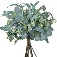 Magnifique Décoration Végétale Artificielle d'Eucalyptus Colorée pour Intérieur et Extérieur – Idéale pour Mariages, Nouvel An, Journée de la Terre, Remise de Diplômes – Qualité Supérieure
