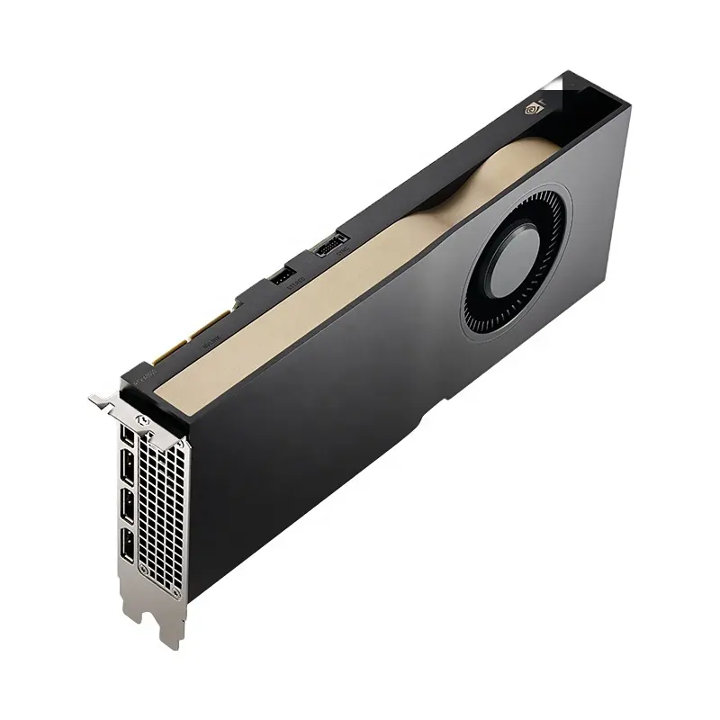 RTX A5000 Nvidia GPU 24GB GDDR6 PCI Express Opções de ventilador de água Estação de trabalho compatível para laptop Desktop Novo produto-Portão de exibição HDMI