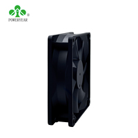 Poweryear 92x92x25mm 24VDC ventilateur à flux axial 2000 tr/min IP55 étanche pour armoire télécom CNC système de refroidissement de Machine
