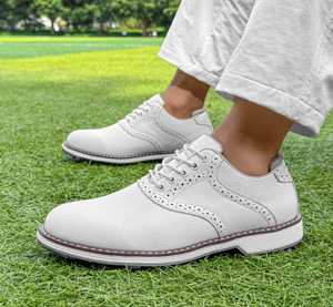 OEM Custom Waterproof Microfiber Leather <b>Brogue</b> Spiked Professional Anti-slip Luxury Classic Sport Outdoor <b>Men</b> Golf Shoes - Product Image 5