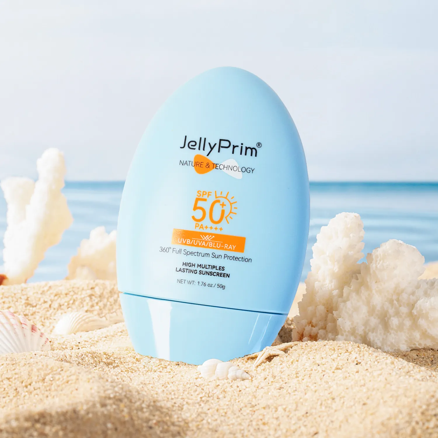 Vente en gros de crème solaire haute durée multiple spf 50 marque privée crème solaire teintée minérale hydratante Uv végétalienne biologique