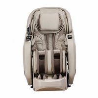 Fauteuil de massage complet pour la maison avec airbag, commande vocale, rouleau pour les mollets, ions négatifs et télécommande à écran tactile