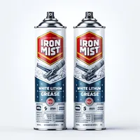 Graisse au lithium blanche en spray, lubrifiant en spray