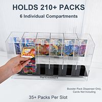 Boîte de rangement et de présentation personnalisée en acrylique haute transparence pour cartes à collectionner de sport et de TCG Chine