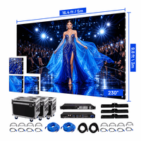 Mur vidéo LED d'intérieur P1.9 P2.6 P3.91 certifié CE RoHS FCC, service frontal pour auditorium, scène et événements