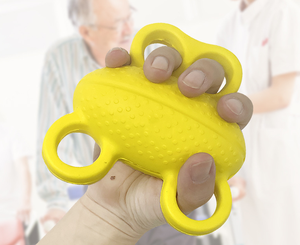 Finger Grip Exerciser New <b>Elastic</b> <b>Cord</b> Anti-drop Hand Strength Training Ball Silicone Grip Ball - Product Image 4