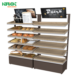 Su misura design moderno per esterni interni in legno auto panetteria mensola per la drogheria - Product Image 6