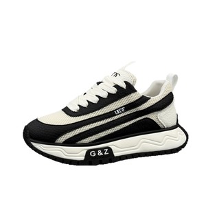 Sneakers Chunky Dad rétro unisexes, à blocs de couleurs, respirantes, en mesh, plateforme, chaussures décontractées augmentant la taille - Product Image 5