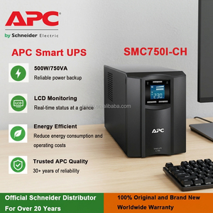 Schneider <span class=keywords><strong>APC</strong></span> SMC750I-CH Onduleur intelligent monophasé 750VA/500W avec batterie au plomb-acide et stabilisation AVR pour ordinateurs de bureau - Product Image 4
